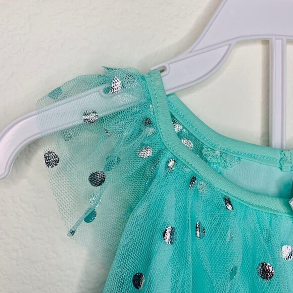 Nannette Girl’s Set Blue Dress+ Pants - Picture 4 of 6